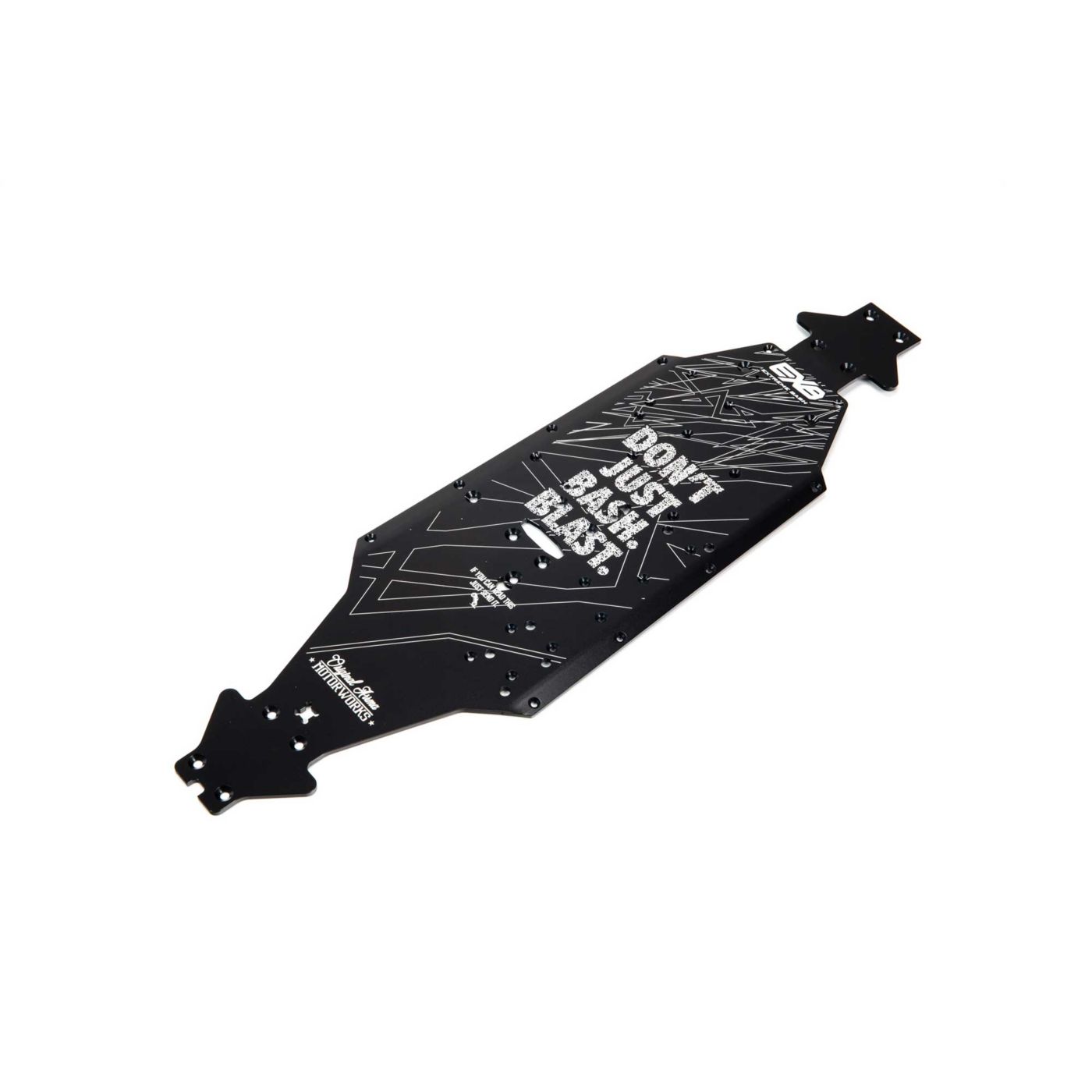 Aluminum Chassis CNC 7075 T6 LWB Black-2