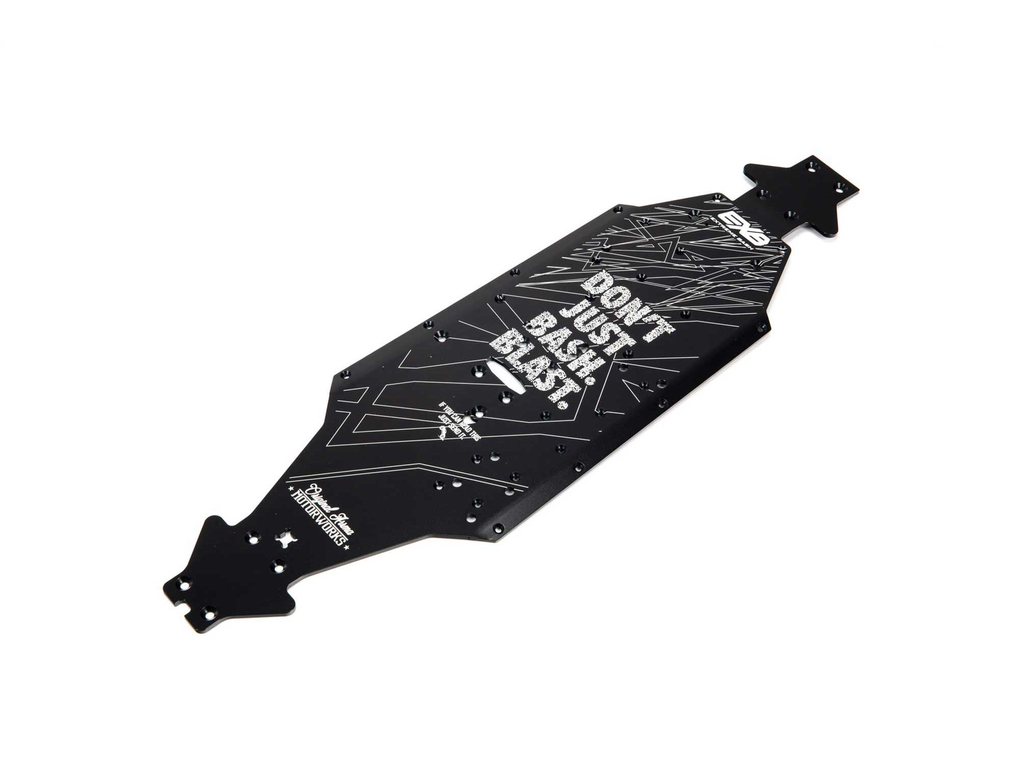 Aluminum Chassis CNC 7075 T6 XLWB Black-2