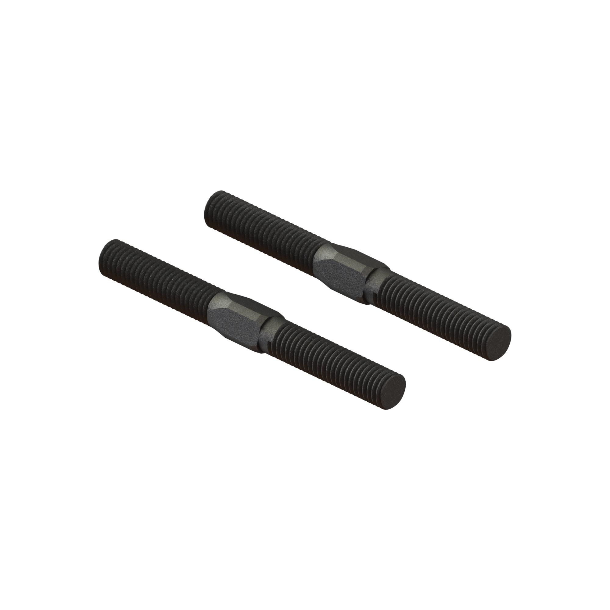 Steel Turnbuckle M5x50mm (Black) (2)