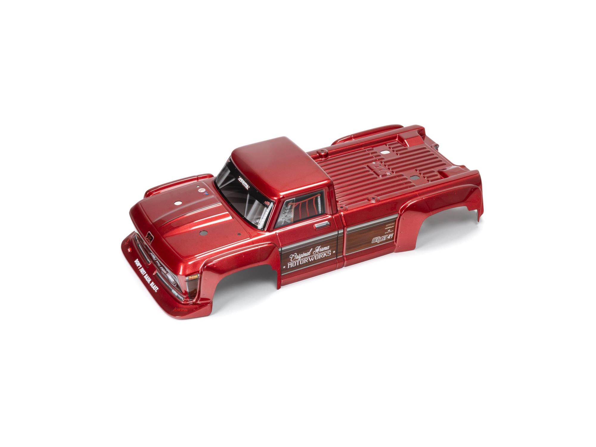 Outcast 4x4 BLX Painted Decaled Trimmed Body (Red)