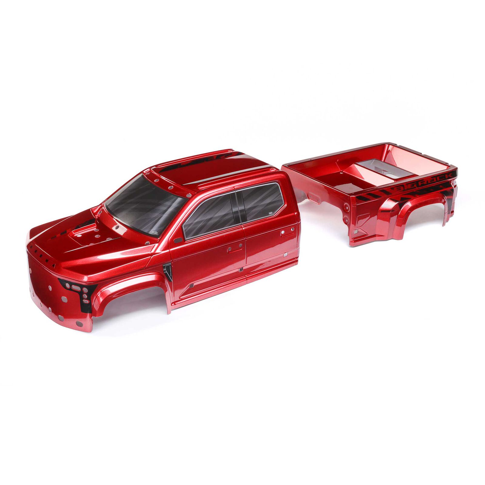 BIG ROCK 6S BLX Painted Decaled Trimmed Body, Red
