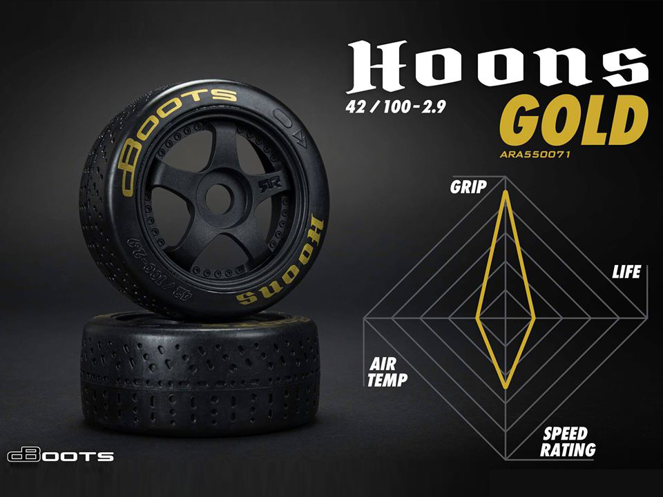 dBoots Hoons 42/100 2.9 Gold Belted 5-Spoke-2