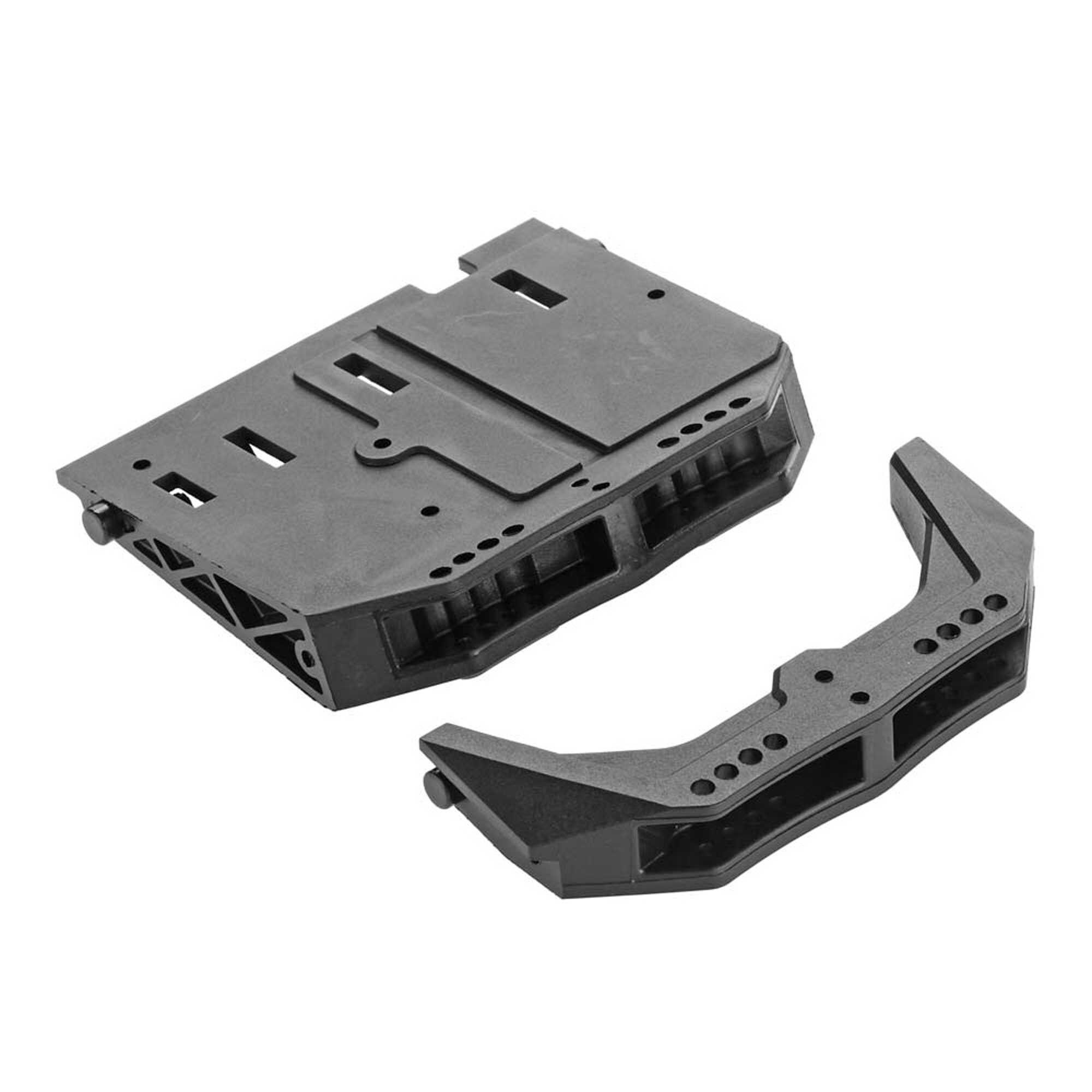 Front Rear Shock Mount and Radio Tray-3
