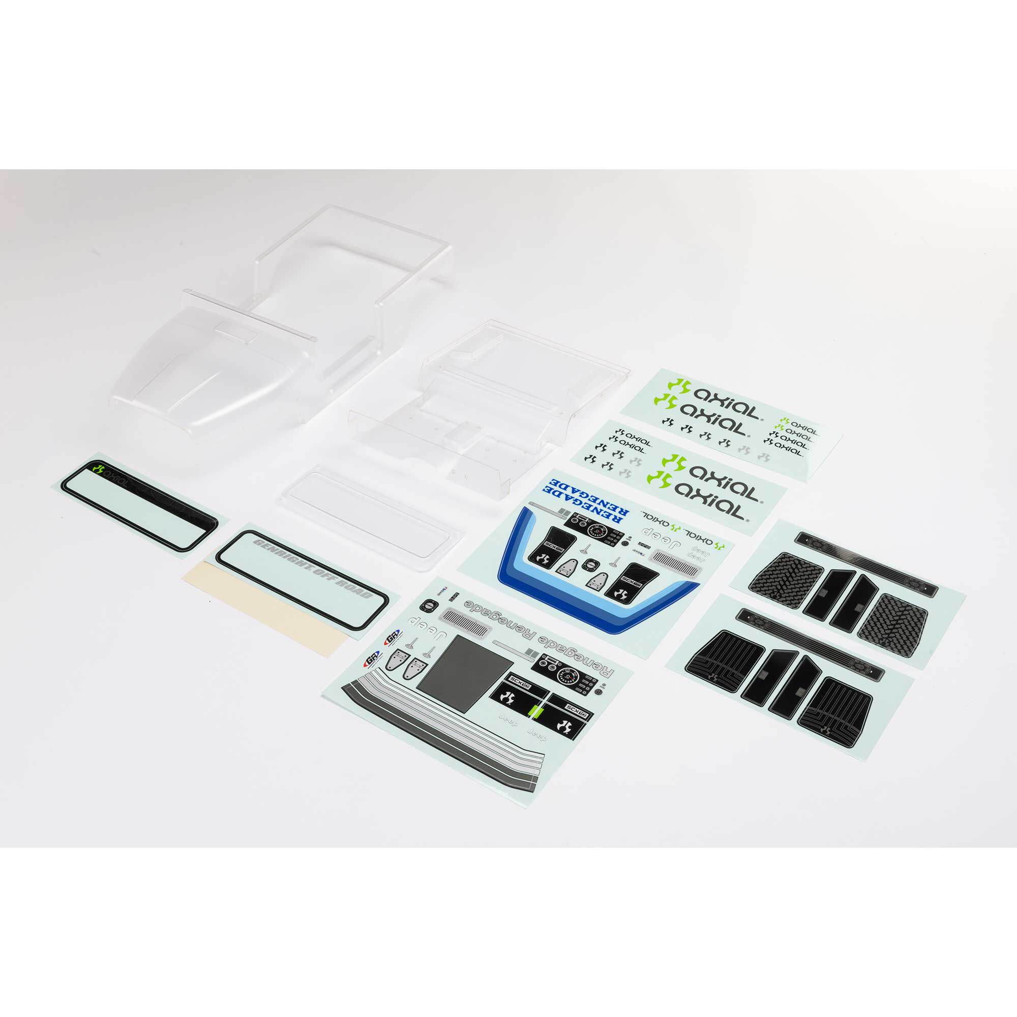 Jeep CJ-7 Body Set, Clear: SCX10 III