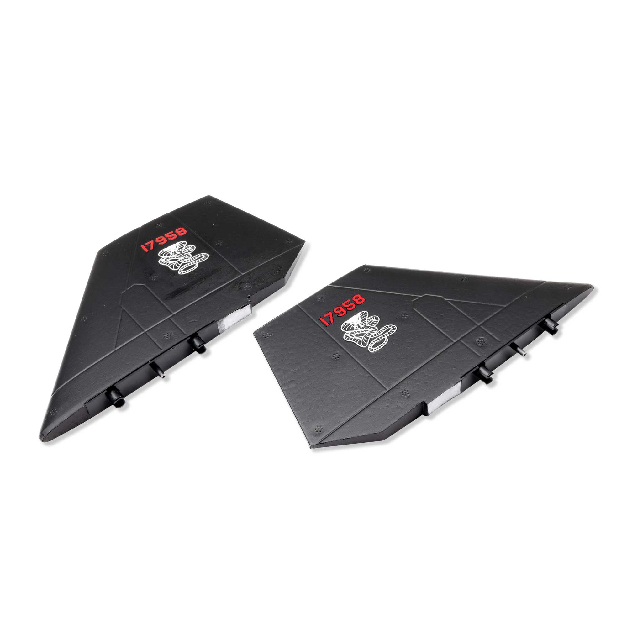 Fin Set; Black: SR-71 Twin 40mm  EDF