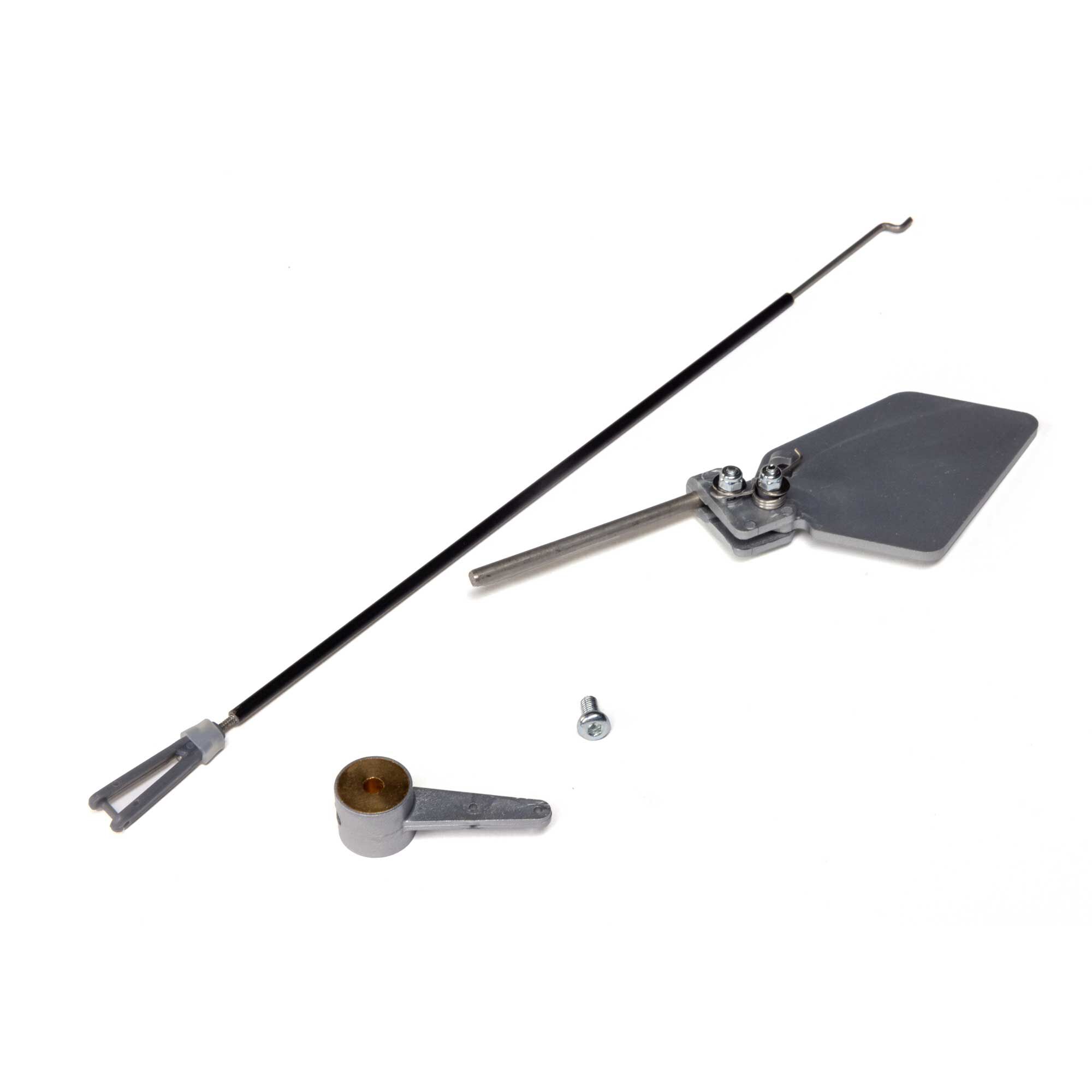 Water Rudder with Pushrod, Silver, 39.5