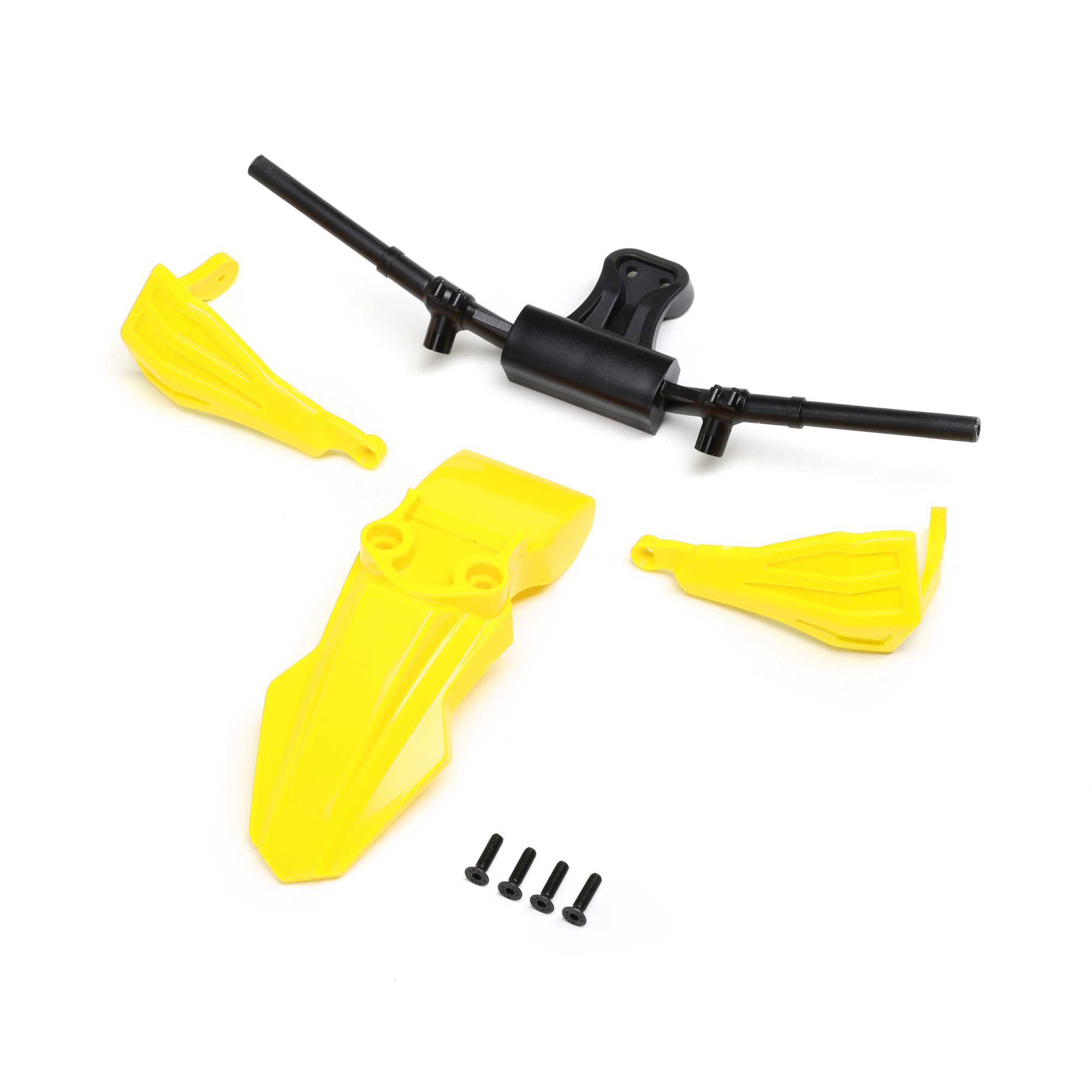 Fender, Handguards & Handle Bars, Yellow: Promoto-SM