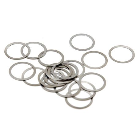 Gear Box Shims (20): 8B 2.0 (10pcs17x14x.25)(10pcs 0.10mm)