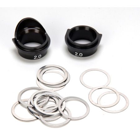 Rear Gearbox Bearing Inserts, Aluminum 8B/8T 2.0