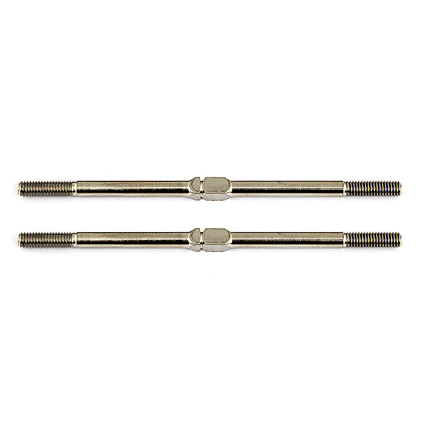 Team Associated Ft Titanium Turnbuckles 3x67mm Silver (2)