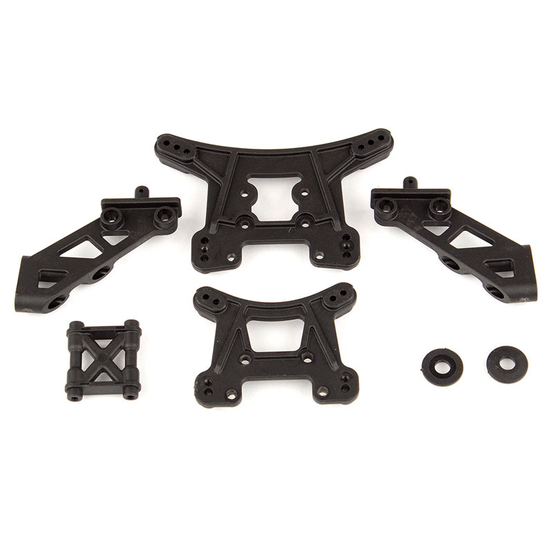 Associated Reflex 14b/14t Wing Mount, Front/rear Shock Towers