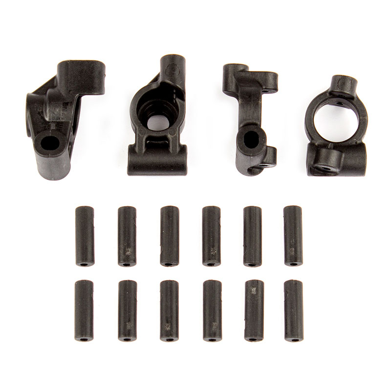 Associated Reflex 14b/14t Rear Hubs/caster Blocks + Inserts
