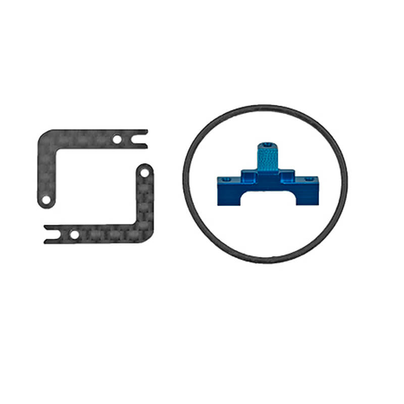 Team Associated Rc28r Centre Bulkhead & Battery Holder Set