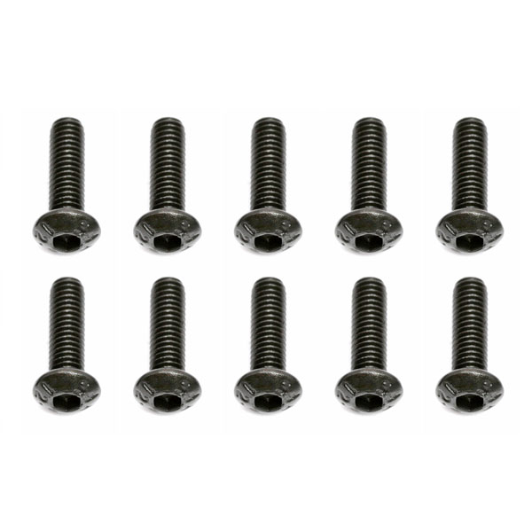 Team Associated M3 X 10 Button Head Hex Screw (10)