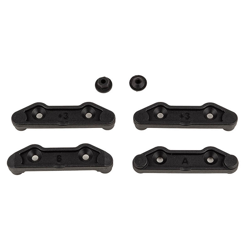 Team Associated Apex 2 Rally Lower Arm Mounts +3mm