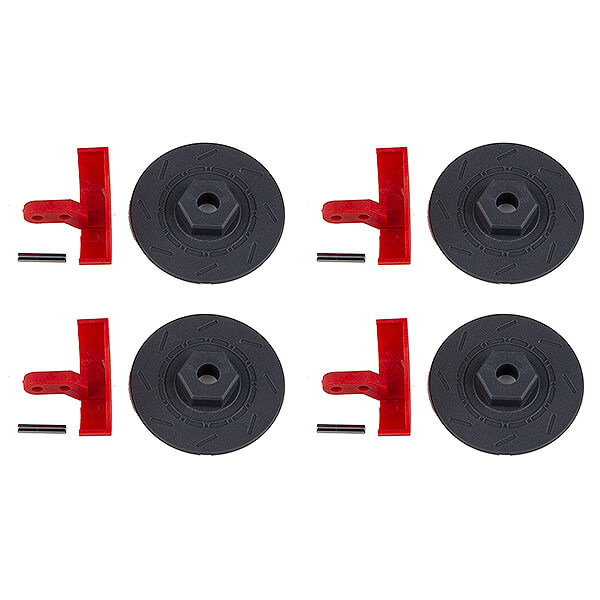 Team Associated Apex 2 Wheel Hexes And Callipers