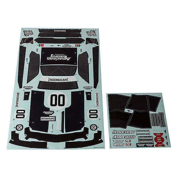 Team Associated Apex 2 Hoonicorn Body Decal Sheet