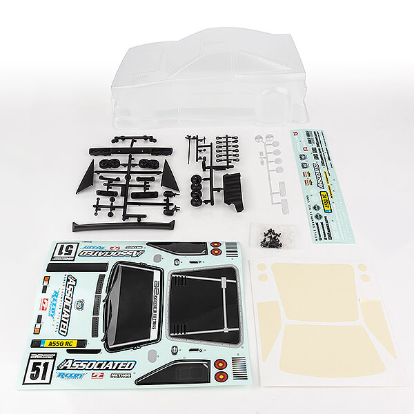 Team Associated Apex 2 Sport Rally A550 Body Clear
