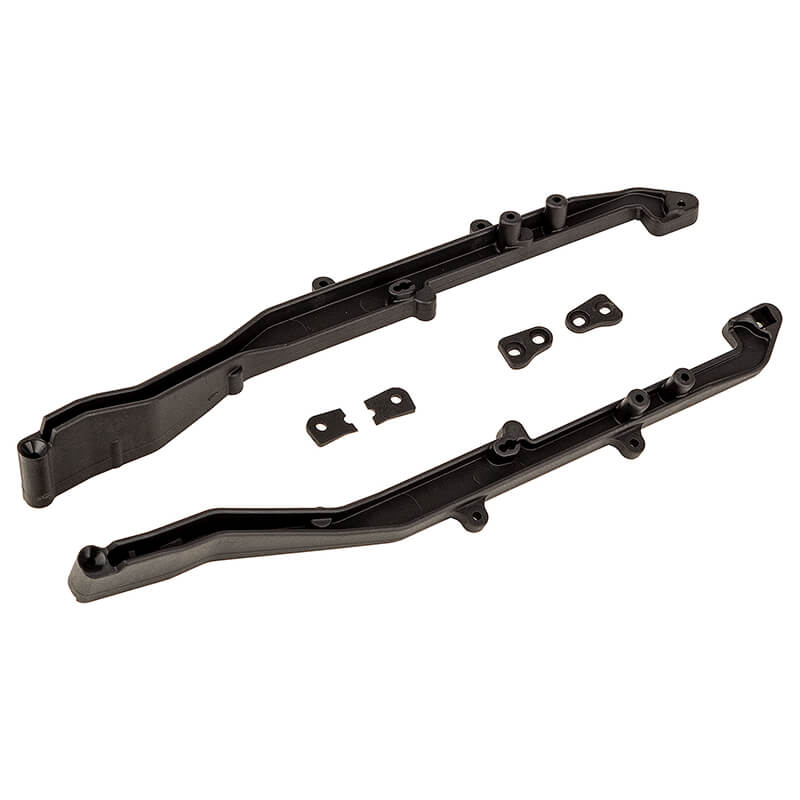 Team Associated Rc10sc6.4 Ft Side Rails & Tower Wedges Carb