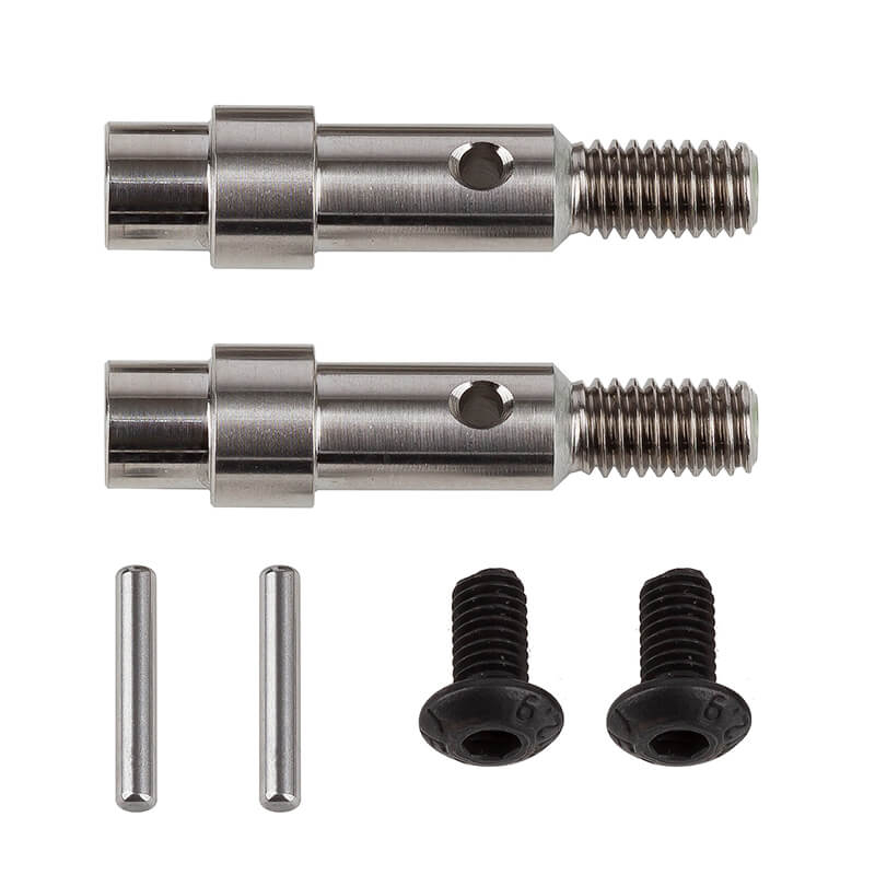 Team Associated B6 Ft Titanium Hex Adapter Front Axles