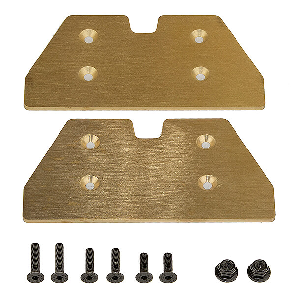 Team Associated Dr10 Ft Front Bumper Weights, 50g