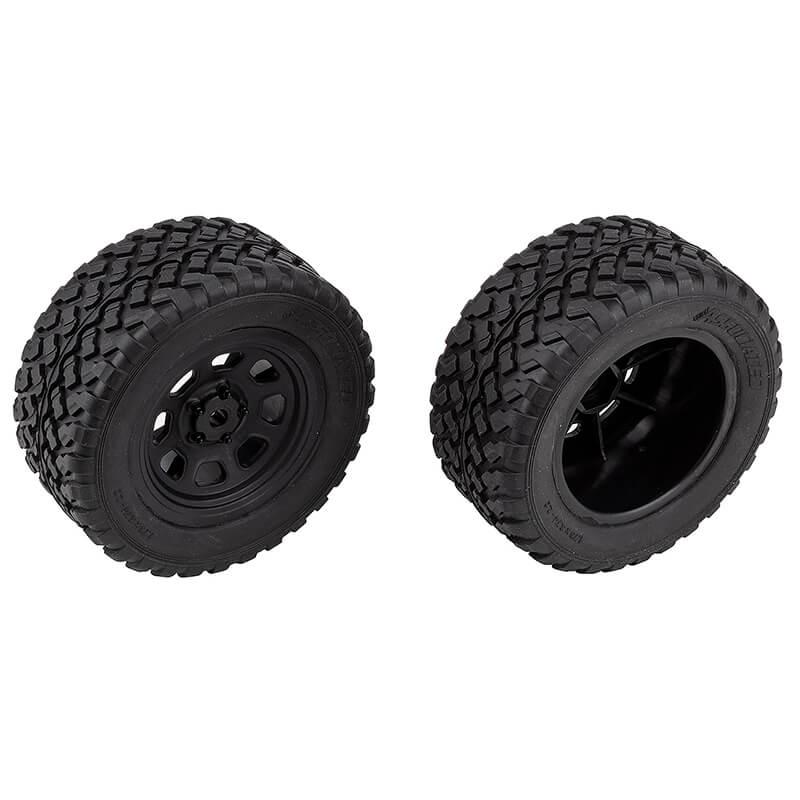 Team Associated Pro2 Lt10sw Rear Wheels & Tyres Mounted