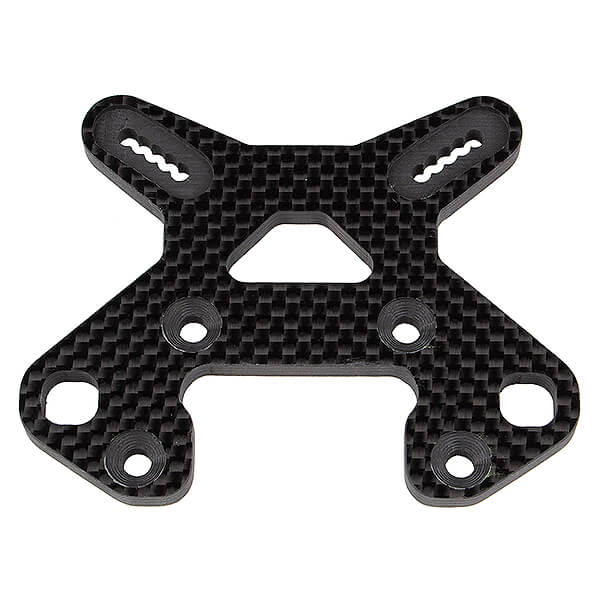 Team Associated Rc8b4 Ft Front Shock Tower, Carbon Fibre