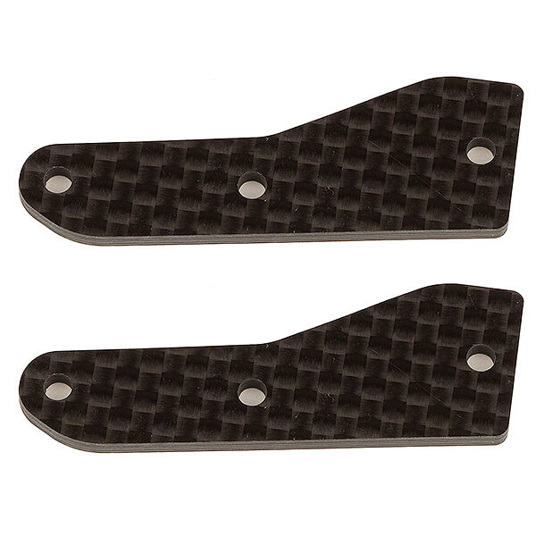 Team Associated Rc8b4 Ft Front Upper Susp. Arm Inserts Carbon