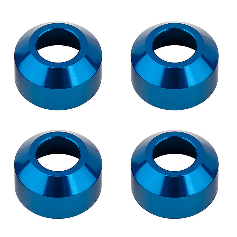 Team Associated Rc8b4 Ft Cva Axle Sleeves Blue Aluminium