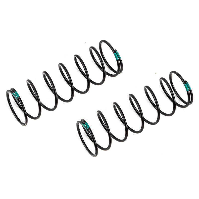 Team Associated 16mm Front Springs Green 4.85lb/in L68 8.0t 1.5d