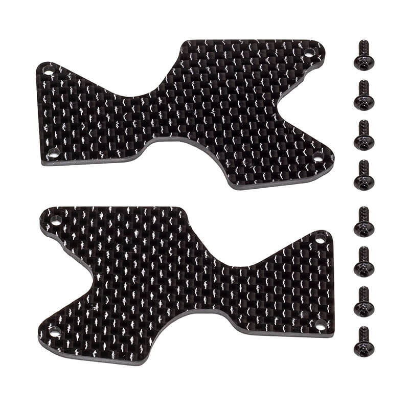 Team Associated Rc8b4.1 Ft Rear Suspension Arm Inserts Cf