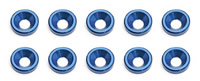 Team Associated Countersunk Washers (blue)