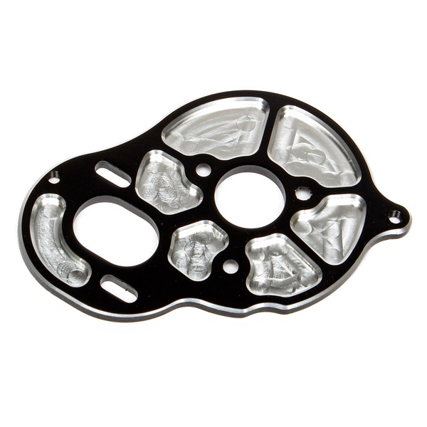 Associated Factory Team Front Motor Plate - Black (3 Gear)