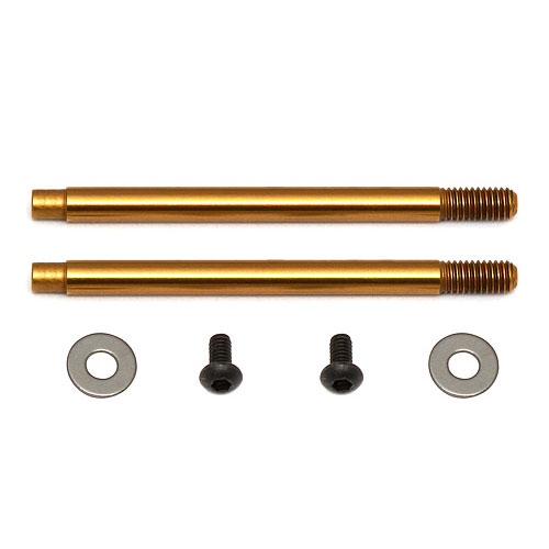 Associated 3x21mm Shock Shaft V2 Tin For As91576 Body (2)