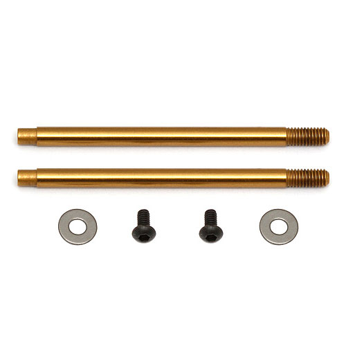Associated 3x27.5 Shock Shaft V2 Tin For As91577/91578 Body