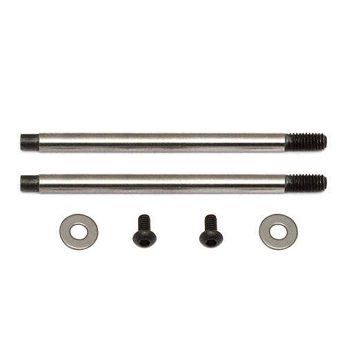 Associated 3x27.5 Shock Shaft V2 Chrome For As91577/91578