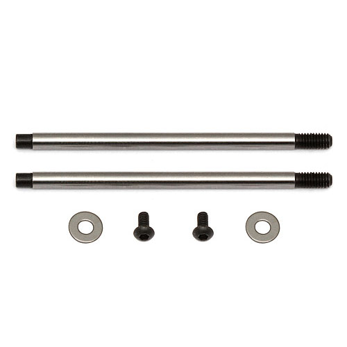 Associated 3x35mm Shock Shaft V2 Chrome For As91579 Body (2)