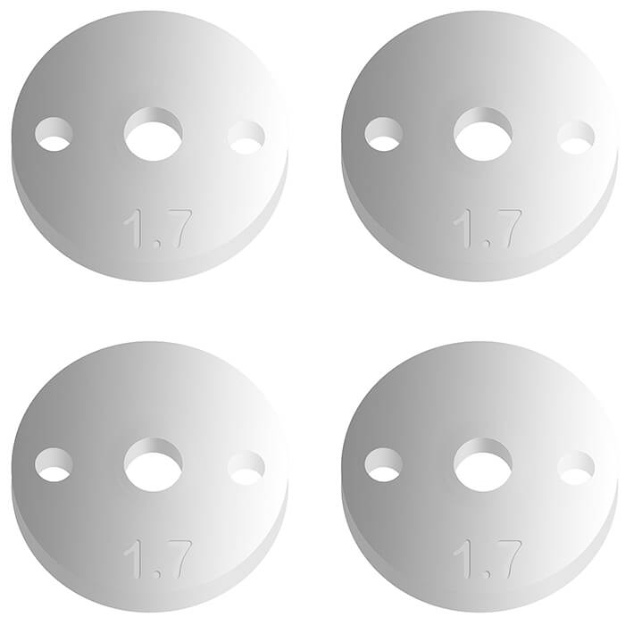 Associated Ft 12mm Pistons V2 2 X 1.7mm Flat (screw Mount)