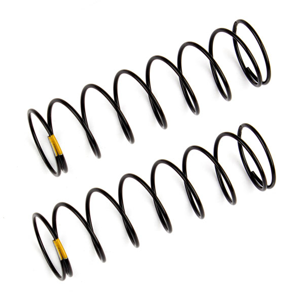 Team Associated Rear Shock Springs Yellow 2.30 Lb/in L61mm