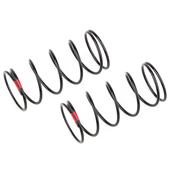 Team Associated 13mm Front Shock Springs Red 4.0lb/in, L44, 6.25t, 1.2d