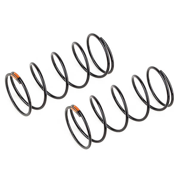 Team Associated 13mm Front Shock Springs Orange 4.3lb/in, L44, 6.0t, 1.2d