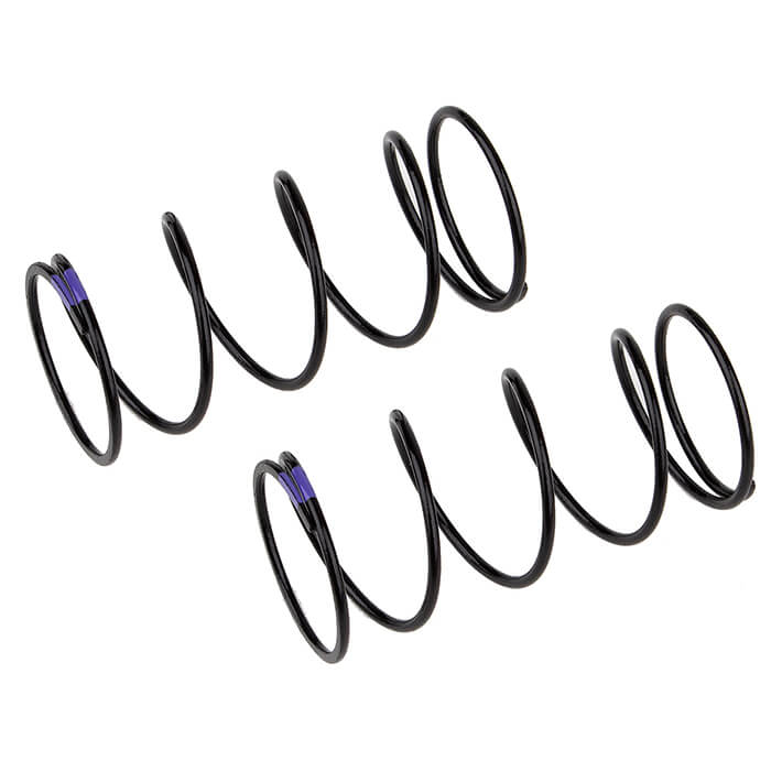 Team Associated 13mm Front Shock Springs Purple 4.6lb/in, L44, 5.75t, 1.2d