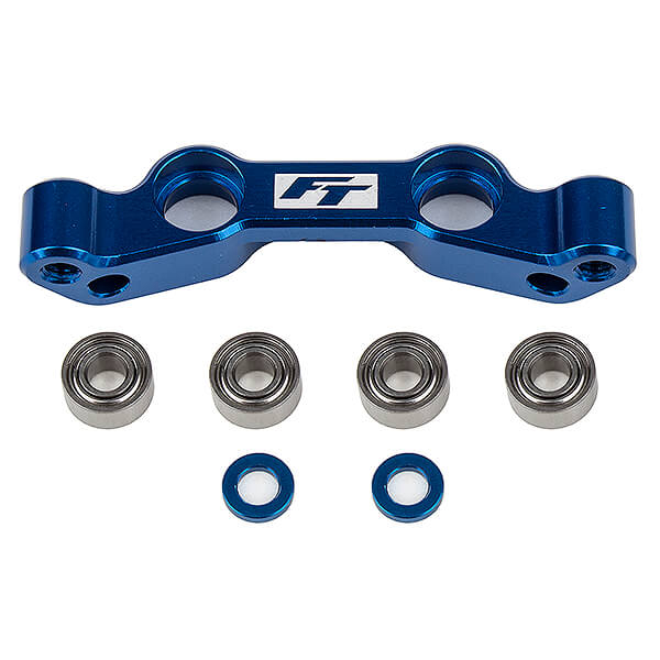 Team Associated Rc10b6.4 Ft Steering Rack, Blue Aluminium