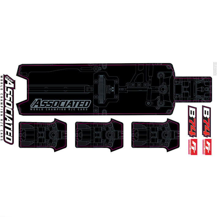 Team Associated B74 Ft Chassis Protective Sheet