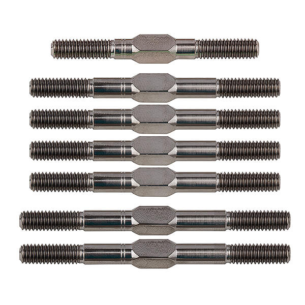Team Associated Rc10b74.2 Ft Titanium Turnbuckle Set 3.5mm