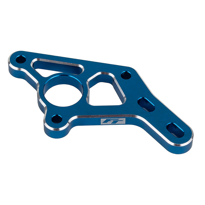 Team Associated Rc10b7 Ft Motor Mount Blue Aluminium