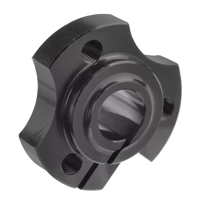 Corally Wheel Hub Solid Axle Aluminium Black
