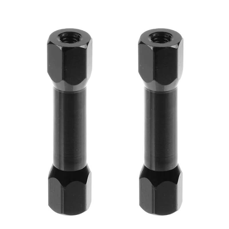 Corally Esc Plate Post 27mm M3 Black 2 Pcs