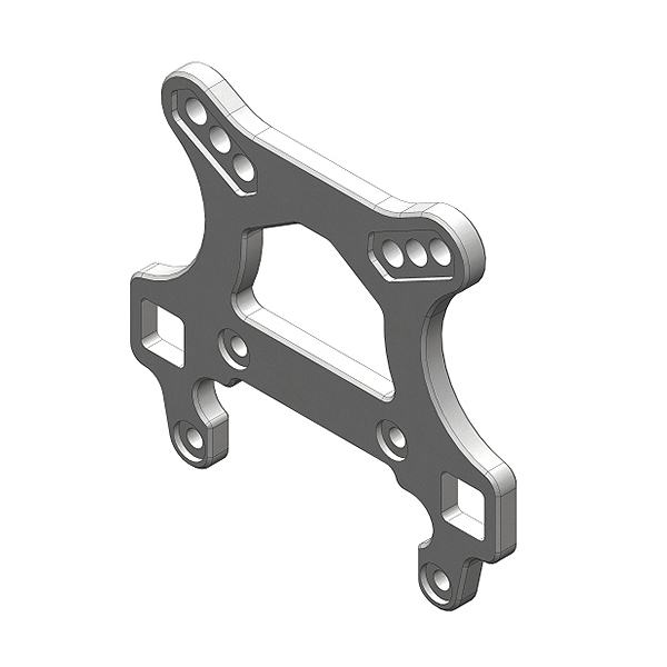 Corally Shock Tower 4mm Aluminum Front 1 Pc