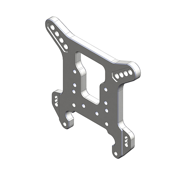 Corally Shock Tower 5mm Aluminium Rear 1 Pc